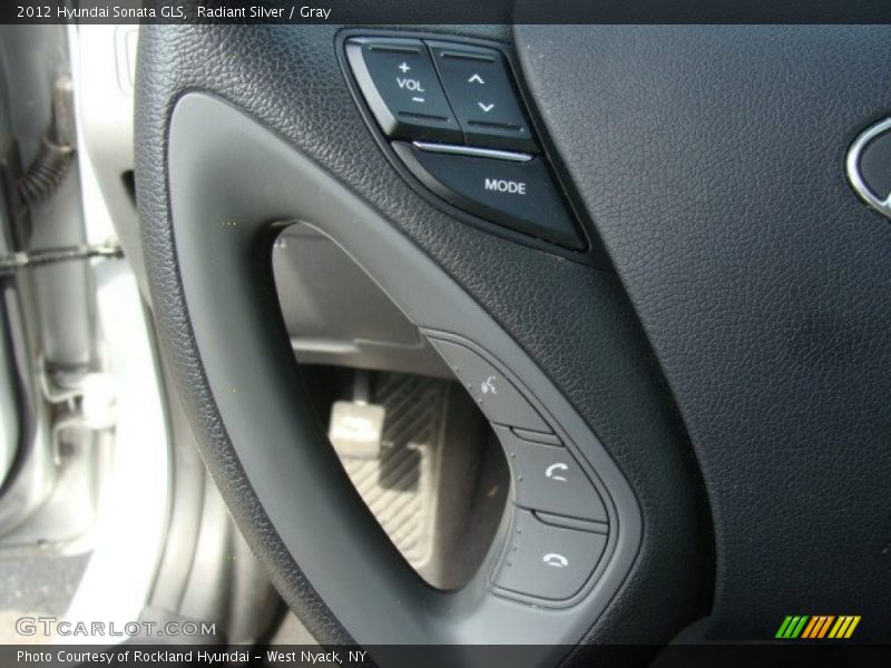 Radiant Silver / Gray 2012 Hyundai Sonata GLS
