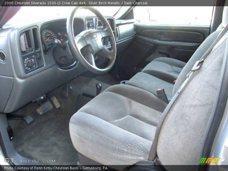 Dark Charcoal Interior - 2006 Silverado 1500 LS Crew Cab 4x4 