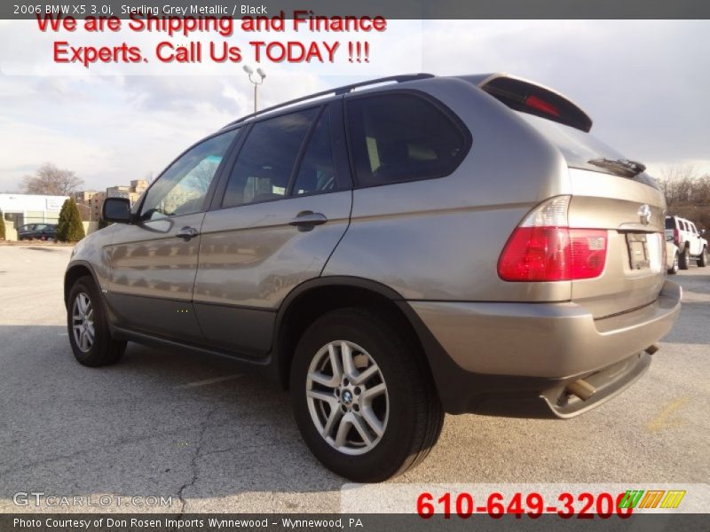 Sterling Grey Metallic / Black 2006 BMW X5 3.0i