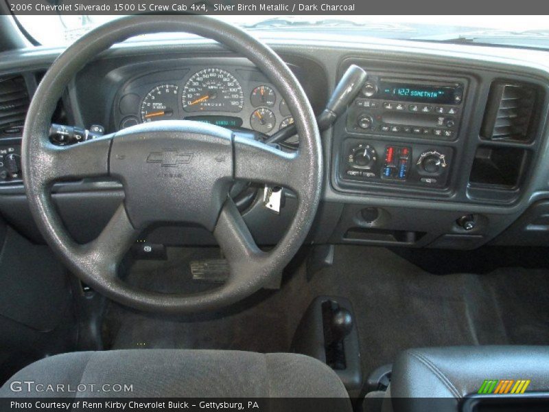Silver Birch Metallic / Dark Charcoal 2006 Chevrolet Silverado 1500 LS Crew Cab 4x4