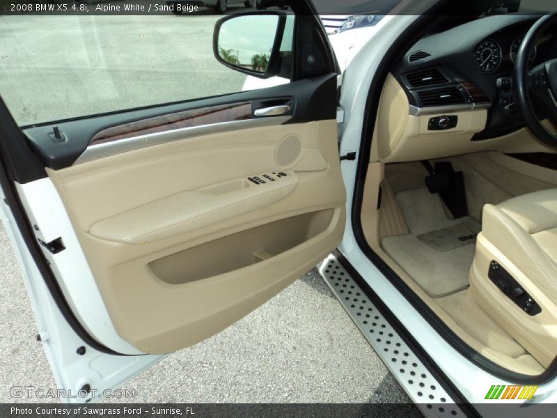Alpine White / Sand Beige 2008 BMW X5 4.8i