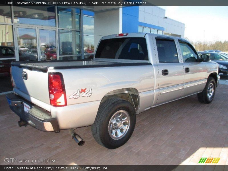Silver Birch Metallic / Dark Charcoal 2006 Chevrolet Silverado 1500 LS Crew Cab 4x4