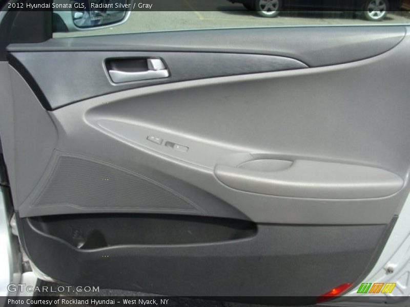 Radiant Silver / Gray 2012 Hyundai Sonata GLS