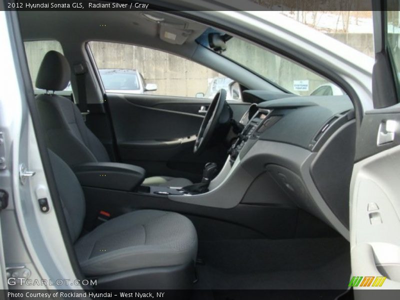 Radiant Silver / Gray 2012 Hyundai Sonata GLS