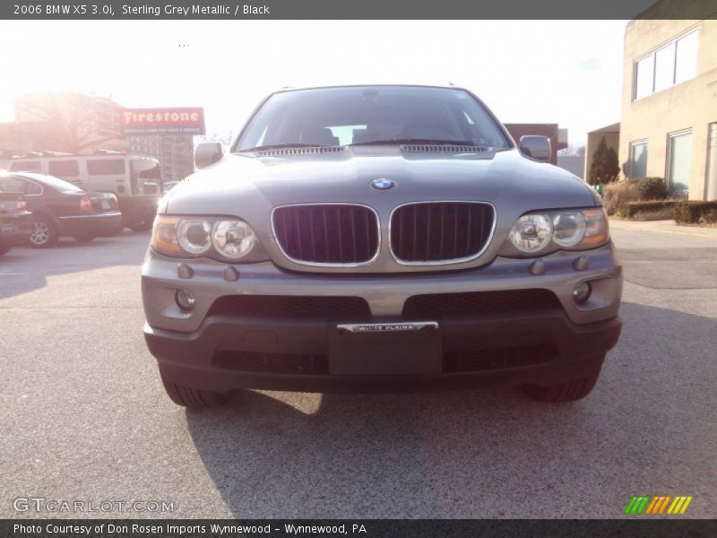 Sterling Grey Metallic / Black 2006 BMW X5 3.0i