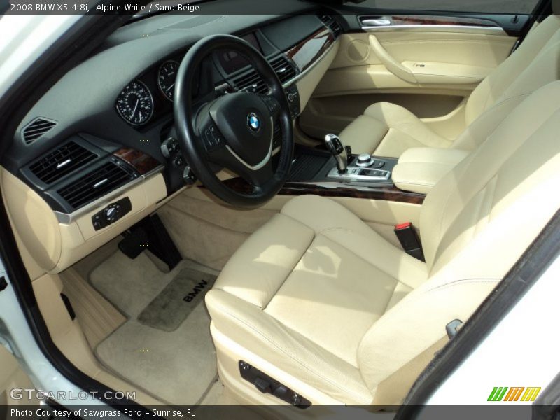 Sand Beige Interior - 2008 X5 4.8i 
