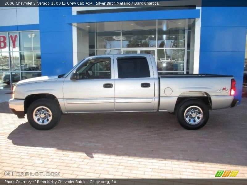 Silver Birch Metallic / Dark Charcoal 2006 Chevrolet Silverado 1500 LS Crew Cab 4x4