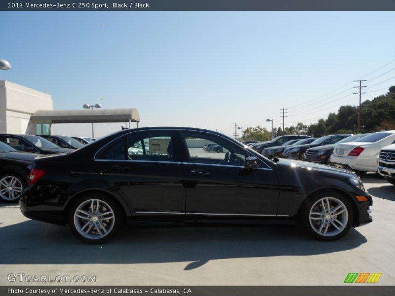 Black / Black 2013 Mercedes-Benz C 250 Sport