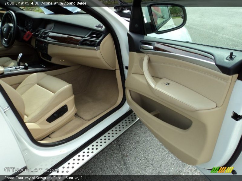 Alpine White / Sand Beige 2008 BMW X5 4.8i