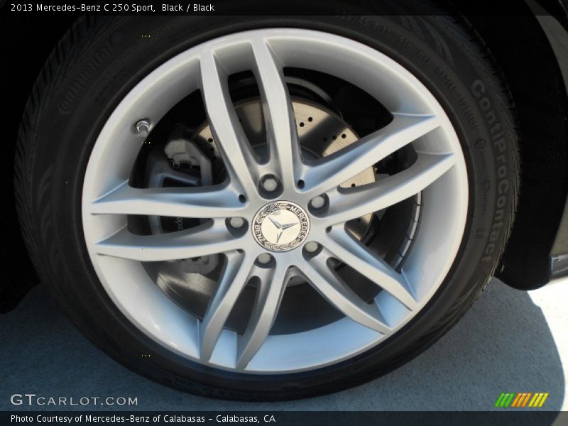 Black / Black 2013 Mercedes-Benz C 250 Sport