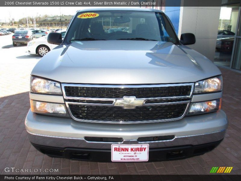 Silver Birch Metallic / Dark Charcoal 2006 Chevrolet Silverado 1500 LS Crew Cab 4x4