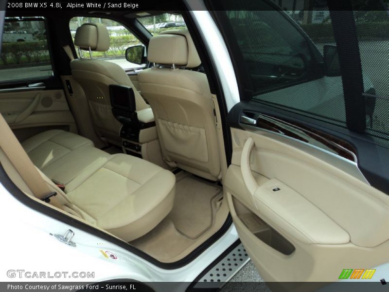 Alpine White / Sand Beige 2008 BMW X5 4.8i