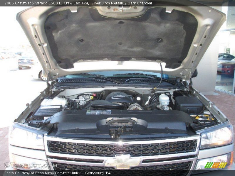 Silver Birch Metallic / Dark Charcoal 2006 Chevrolet Silverado 1500 LS Crew Cab 4x4