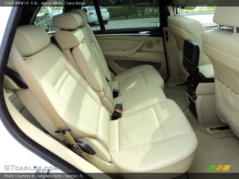 Alpine White / Sand Beige 2008 BMW X5 4.8i