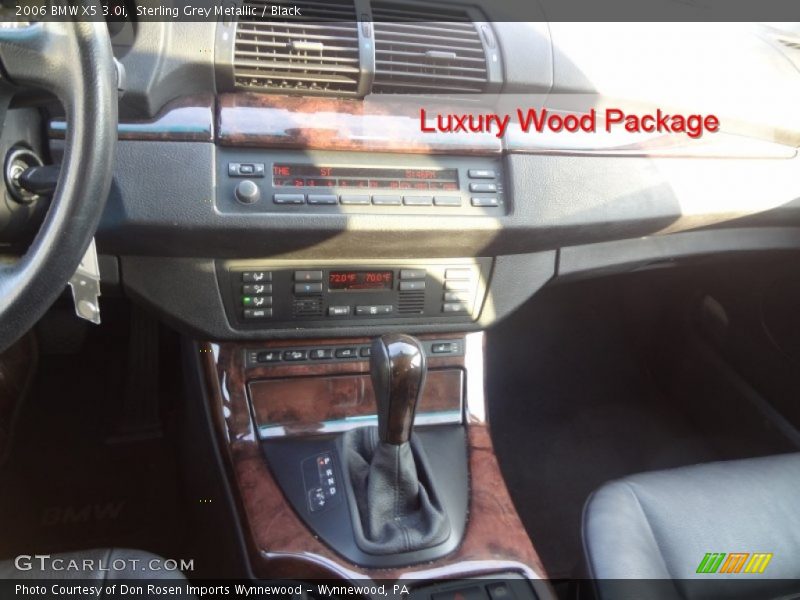 Sterling Grey Metallic / Black 2006 BMW X5 3.0i
