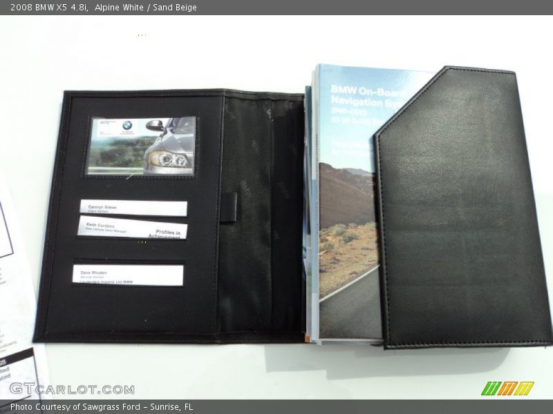 Alpine White / Sand Beige 2008 BMW X5 4.8i