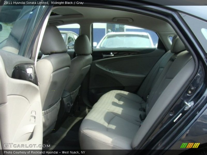 Midnight Black / Gray 2011 Hyundai Sonata Limited