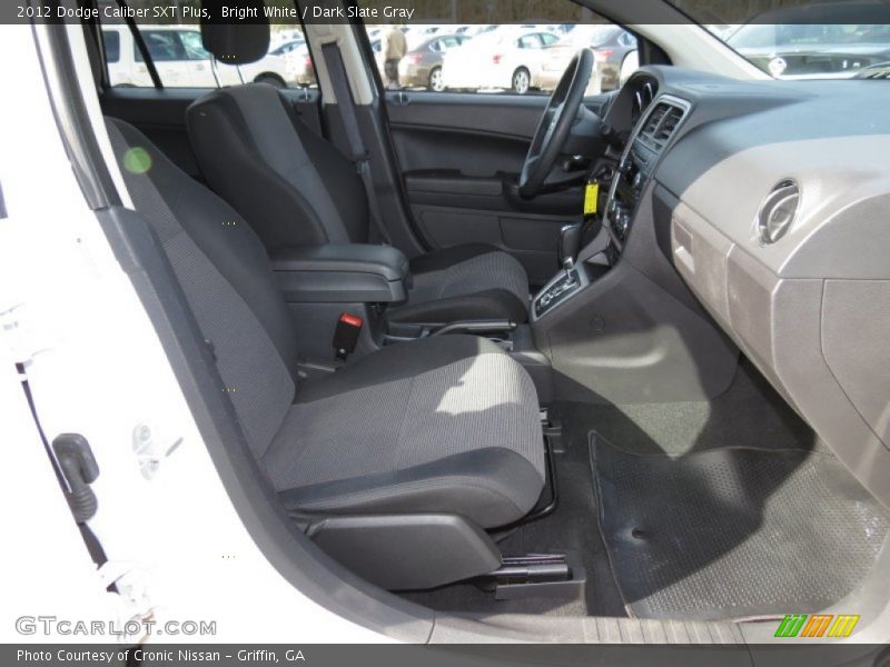 Bright White / Dark Slate Gray 2012 Dodge Caliber SXT Plus