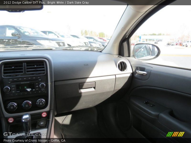 Bright White / Dark Slate Gray 2012 Dodge Caliber SXT Plus