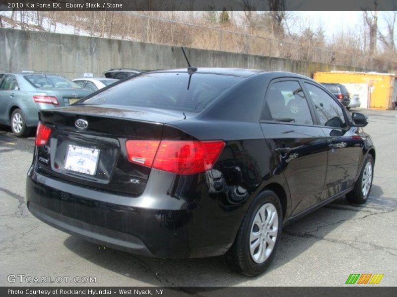 Ebony Black / Stone 2010 Kia Forte EX