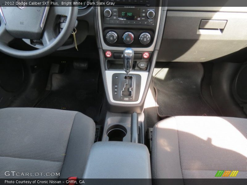 Bright White / Dark Slate Gray 2012 Dodge Caliber SXT Plus