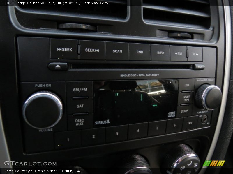Bright White / Dark Slate Gray 2012 Dodge Caliber SXT Plus