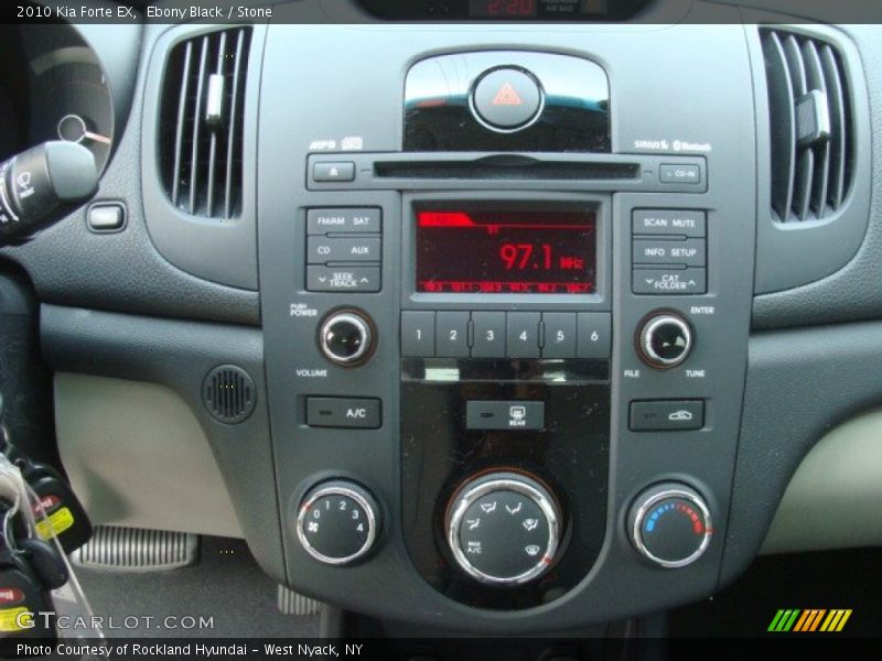 Ebony Black / Stone 2010 Kia Forte EX
