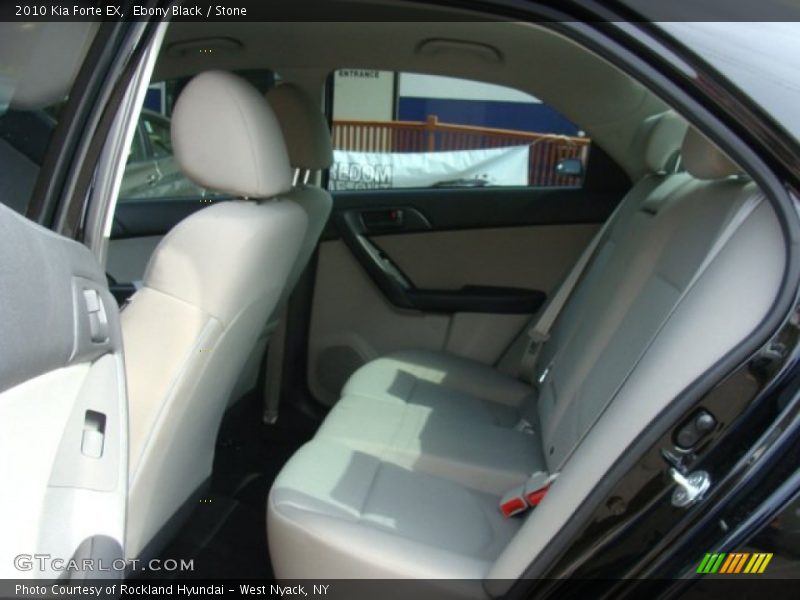 Ebony Black / Stone 2010 Kia Forte EX