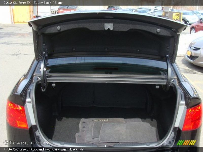 Ebony Black / Stone 2010 Kia Forte EX