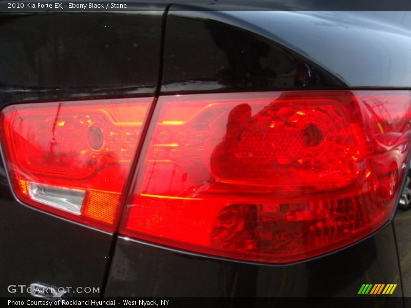 Ebony Black / Stone 2010 Kia Forte EX