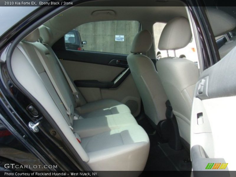 Ebony Black / Stone 2010 Kia Forte EX