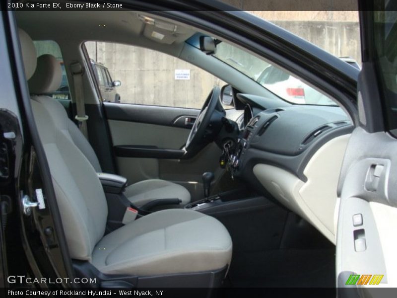 Ebony Black / Stone 2010 Kia Forte EX