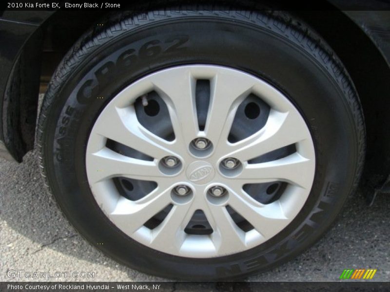 Ebony Black / Stone 2010 Kia Forte EX
