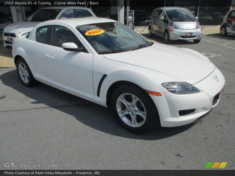 Crystal White Pearl / Black 2007 Mazda RX-8 Touring