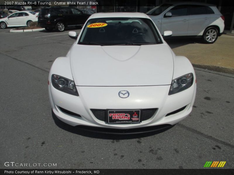 Crystal White Pearl / Black 2007 Mazda RX-8 Touring