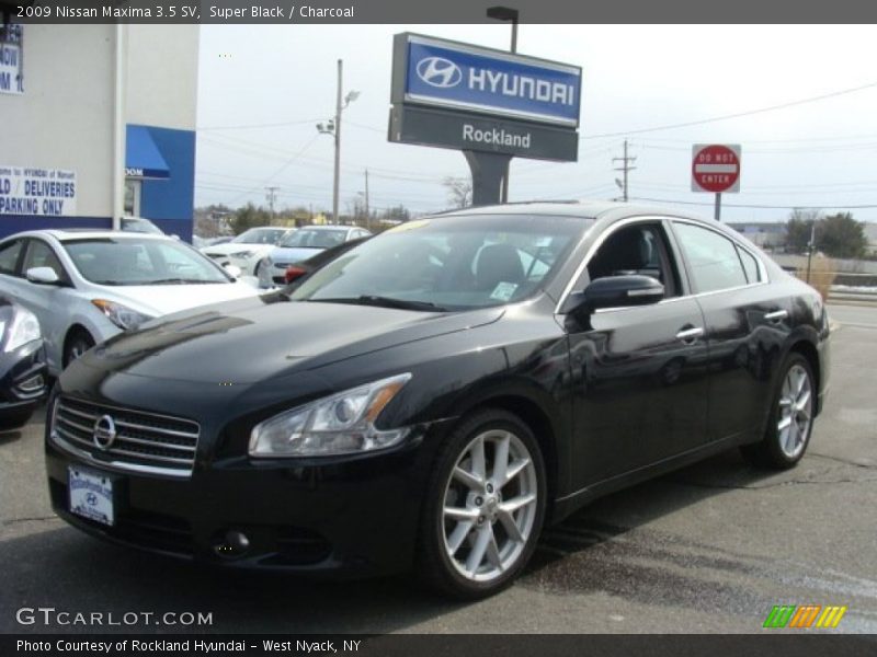 Super Black / Charcoal 2009 Nissan Maxima 3.5 SV