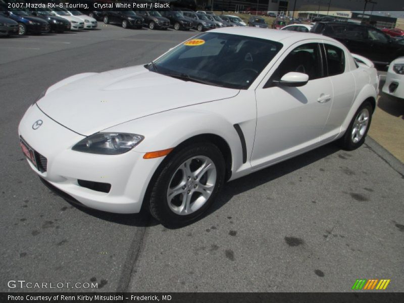 Crystal White Pearl / Black 2007 Mazda RX-8 Touring