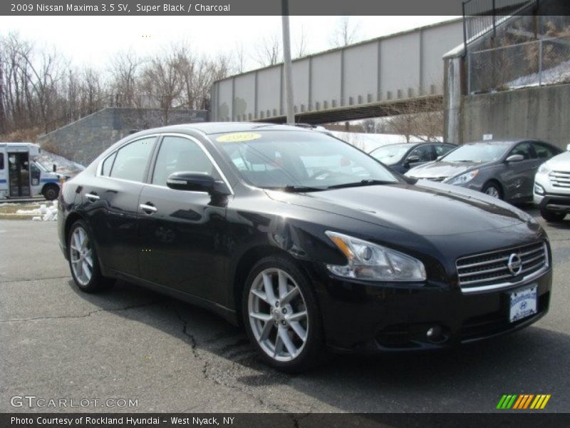 Super Black / Charcoal 2009 Nissan Maxima 3.5 SV