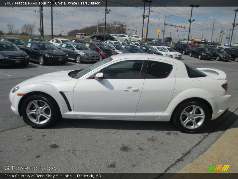 Crystal White Pearl / Black 2007 Mazda RX-8 Touring