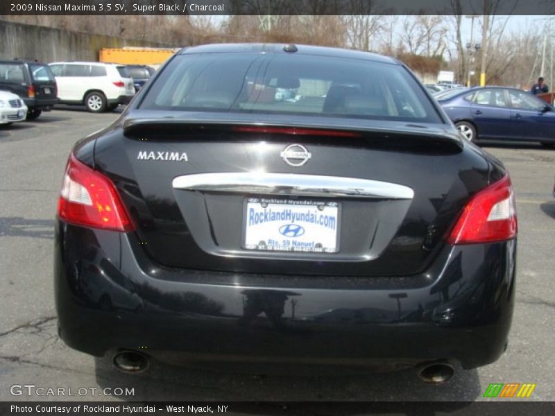 Super Black / Charcoal 2009 Nissan Maxima 3.5 SV