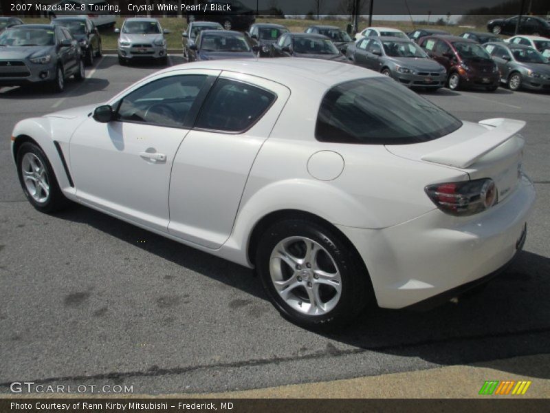 Crystal White Pearl / Black 2007 Mazda RX-8 Touring