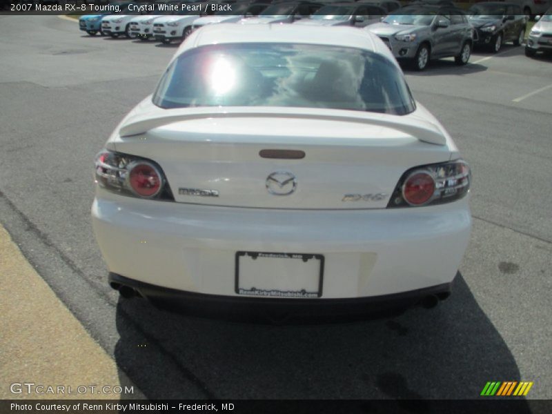 Crystal White Pearl / Black 2007 Mazda RX-8 Touring