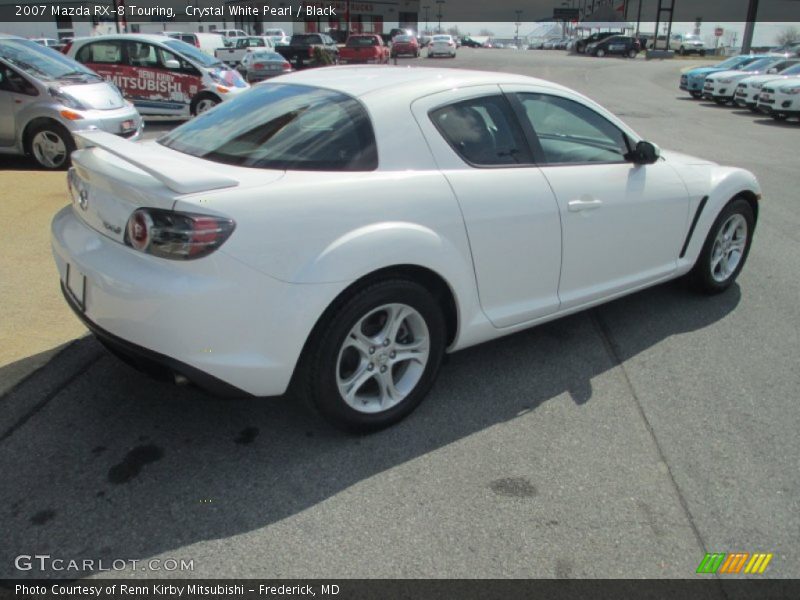Crystal White Pearl / Black 2007 Mazda RX-8 Touring