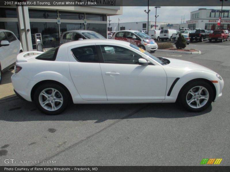 Crystal White Pearl / Black 2007 Mazda RX-8 Touring