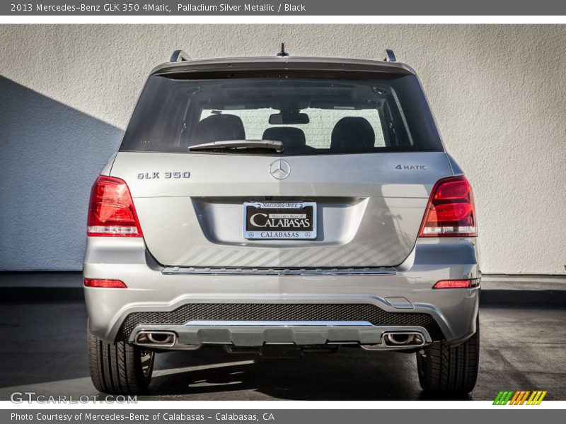 Palladium Silver Metallic / Black 2013 Mercedes-Benz GLK 350 4Matic