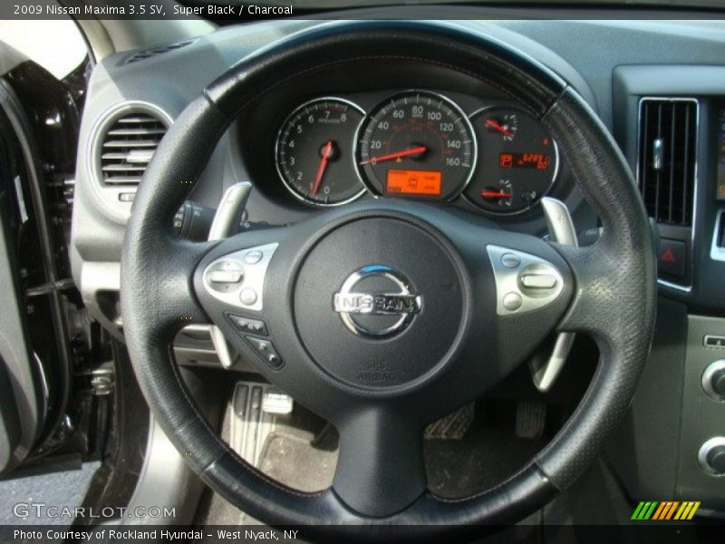 Super Black / Charcoal 2009 Nissan Maxima 3.5 SV