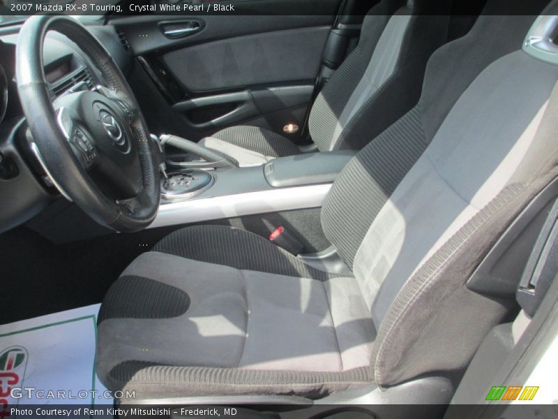 Crystal White Pearl / Black 2007 Mazda RX-8 Touring