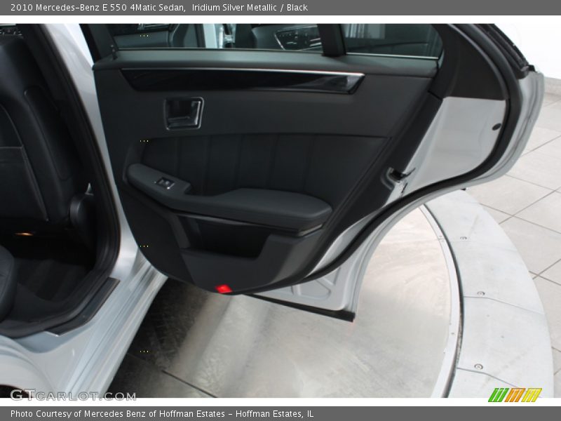 Iridium Silver Metallic / Black 2010 Mercedes-Benz E 550 4Matic Sedan