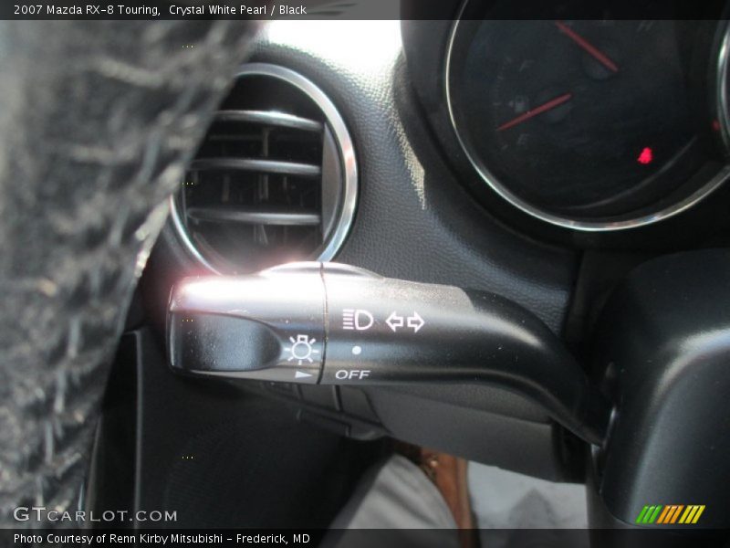 Crystal White Pearl / Black 2007 Mazda RX-8 Touring