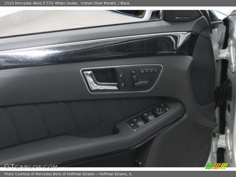Iridium Silver Metallic / Black 2010 Mercedes-Benz E 550 4Matic Sedan